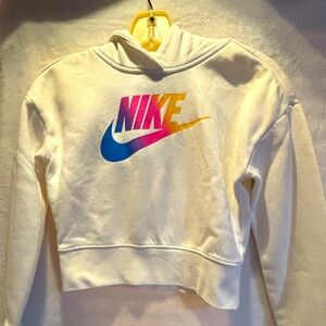 Nike Bundle, girls medium sized sweatshirt and t-shirt
